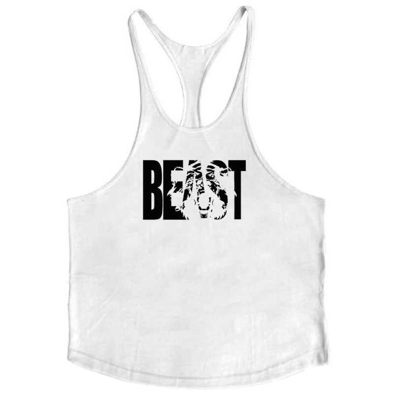 Herren Fitness-Tanktop aus Baumwolle