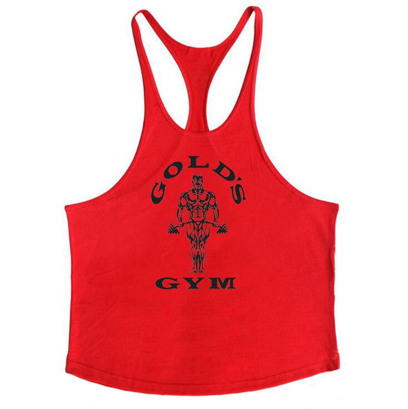 Herren Fitness-Tanktop aus Baumwolle