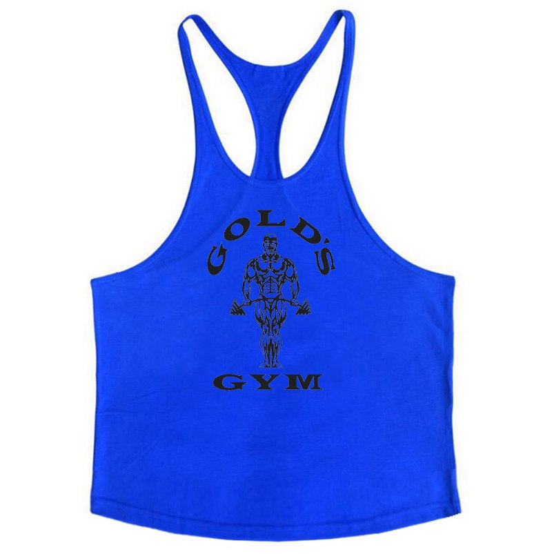 Herren Fitness-Tanktop aus Baumwolle