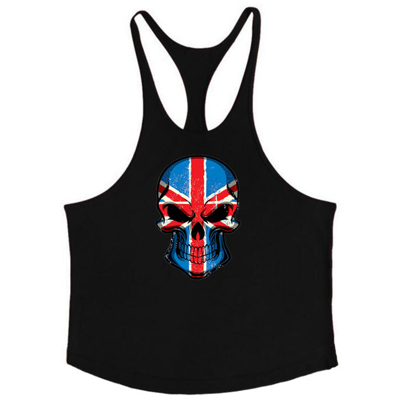 Herren Fitness-Tanktop aus Baumwolle