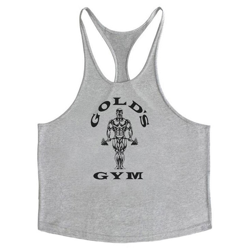 Herren Fitness-Tanktop aus Baumwolle