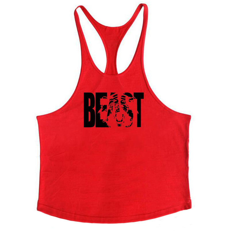 Herren Fitness-Tanktop aus Baumwolle