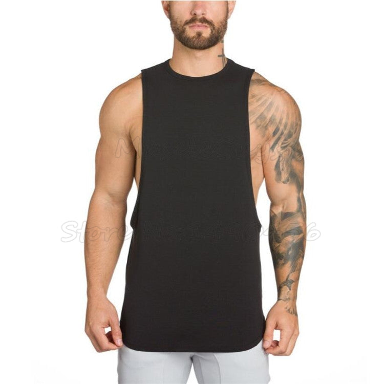 Herren Fitness-Oberteil aus Baumwolle