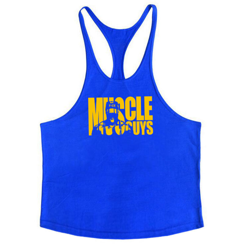 Herren Fitness-Tanktop aus Baumwolle