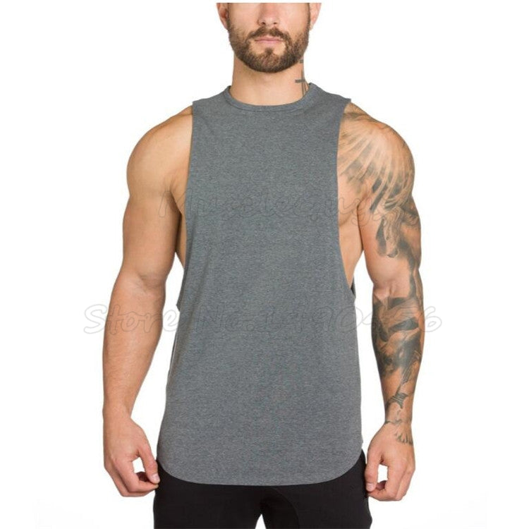 Herren Fitness-Oberteil aus Baumwolle