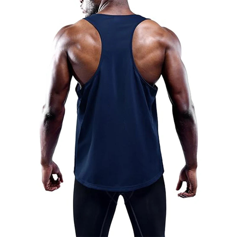 Lauf-Tanktop für Herren – Sommer Sport Gym Weste, schnelltrocknendes Trainings-Tanktop, ärmelloses Fitness-Shirt für Workout und Bodybuilding