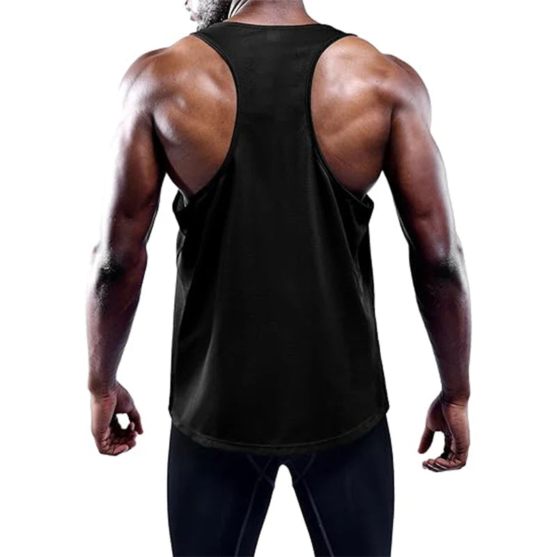 Lauf-Tanktop für Herren – Sommer Sport Gym Weste, schnelltrocknendes Trainings-Tanktop, ärmelloses Fitness-Shirt für Workout und Bodybuilding