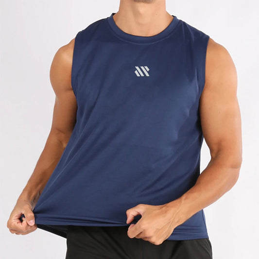 ADED Sommer Neuheiten Gym Weste Herren – Bodybuilding ärmelloses Sport-Tanktop, schnelltrocknend, Mesh, Fitness, Lauf-Tanktop, Herrenbekleidung