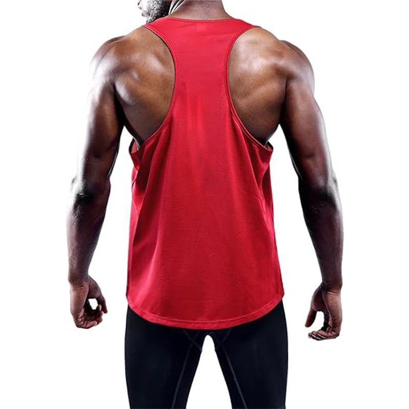 Lauf-Tanktop für Herren – Sommer Sport Gym Weste, schnelltrocknendes Trainings-Tanktop, ärmelloses Fitness-Shirt für Workout und Bodybuilding