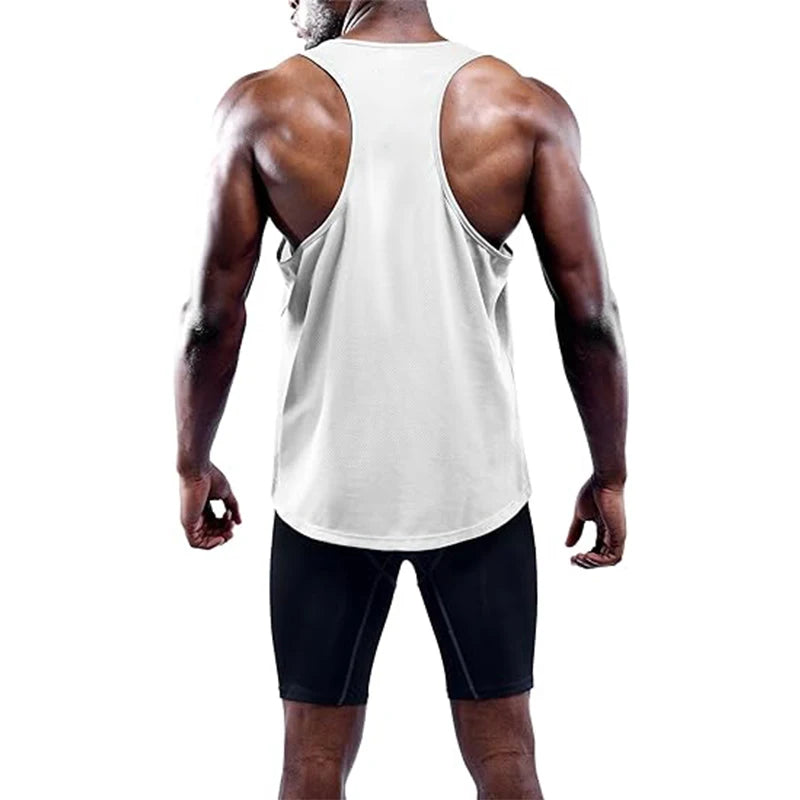 Lauf-Tanktop für Herren – Sommer Sport Gym Weste, schnelltrocknendes Trainings-Tanktop, ärmelloses Fitness-Shirt für Workout und Bodybuilding
