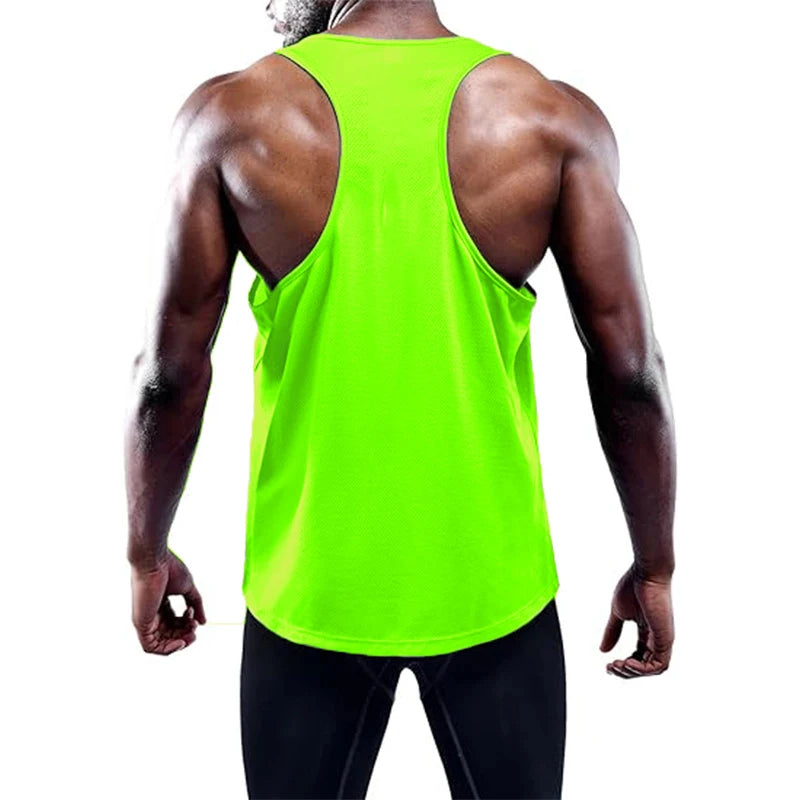 Lauf-Tanktop für Herren – Sommer Sport Gym Weste, schnelltrocknendes Trainings-Tanktop, ärmelloses Fitness-Shirt für Workout und Bodybuilding