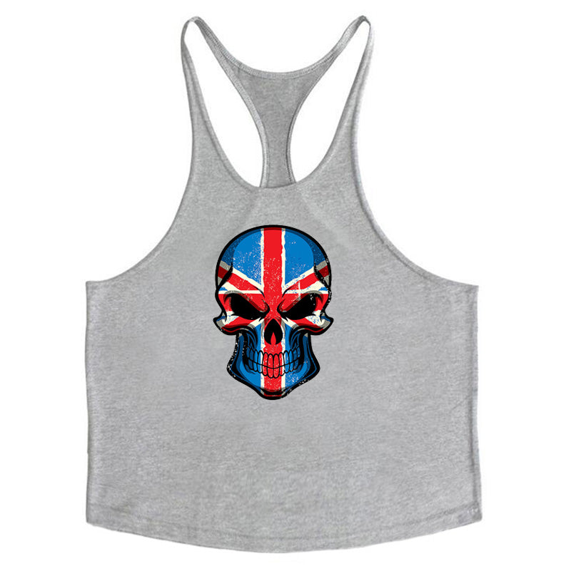 Herren Fitness-Tanktop aus Baumwolle