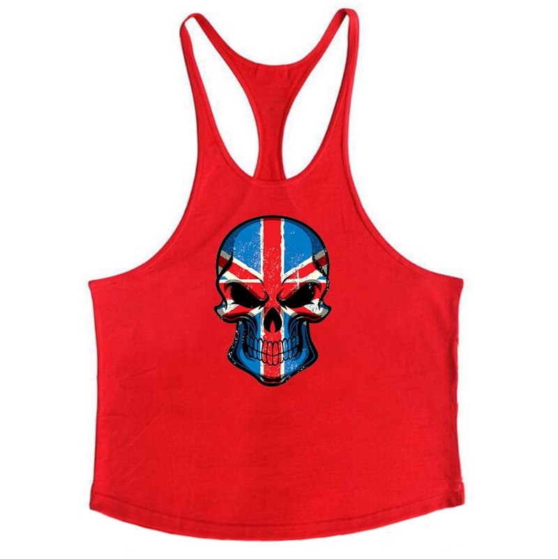 Herren Fitness-Tanktop aus Baumwolle