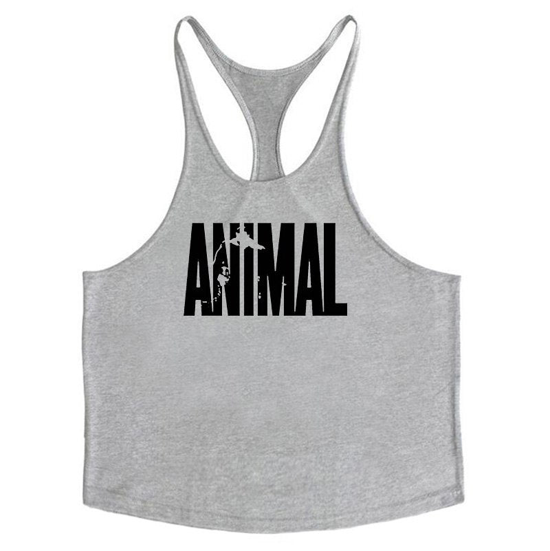 Herren Fitness-Tanktop aus Baumwolle