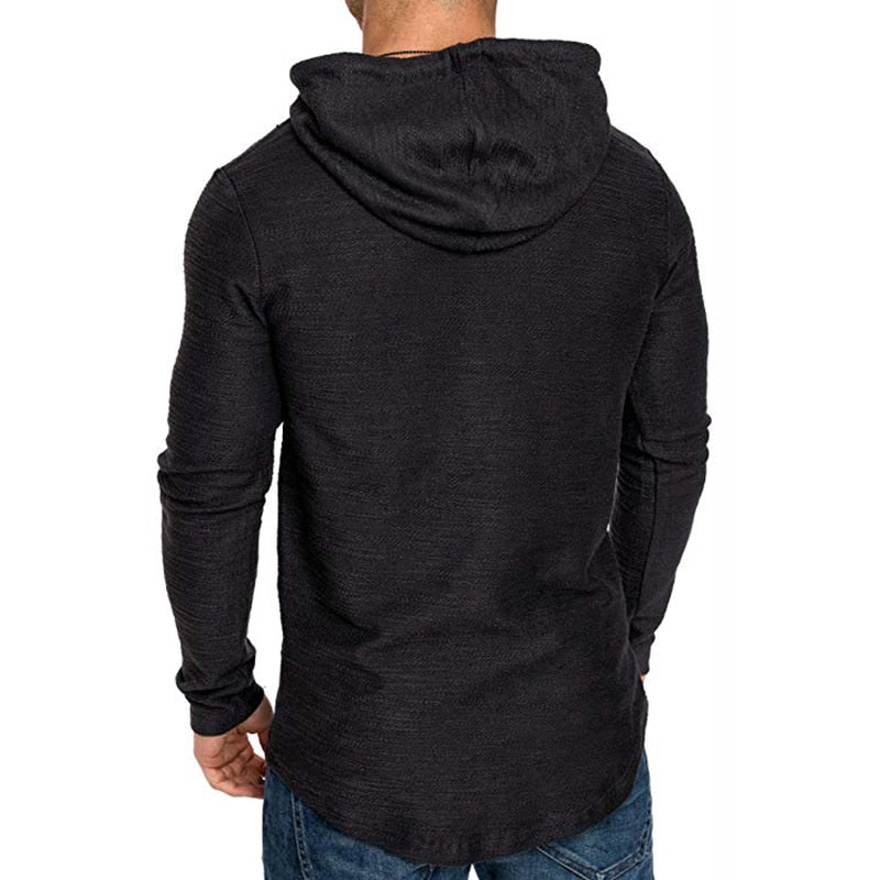 Herren Fitness Hoodie aus Baumwolle