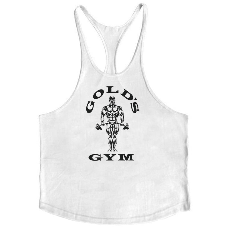 Herren Fitness-Tanktop aus Baumwolle