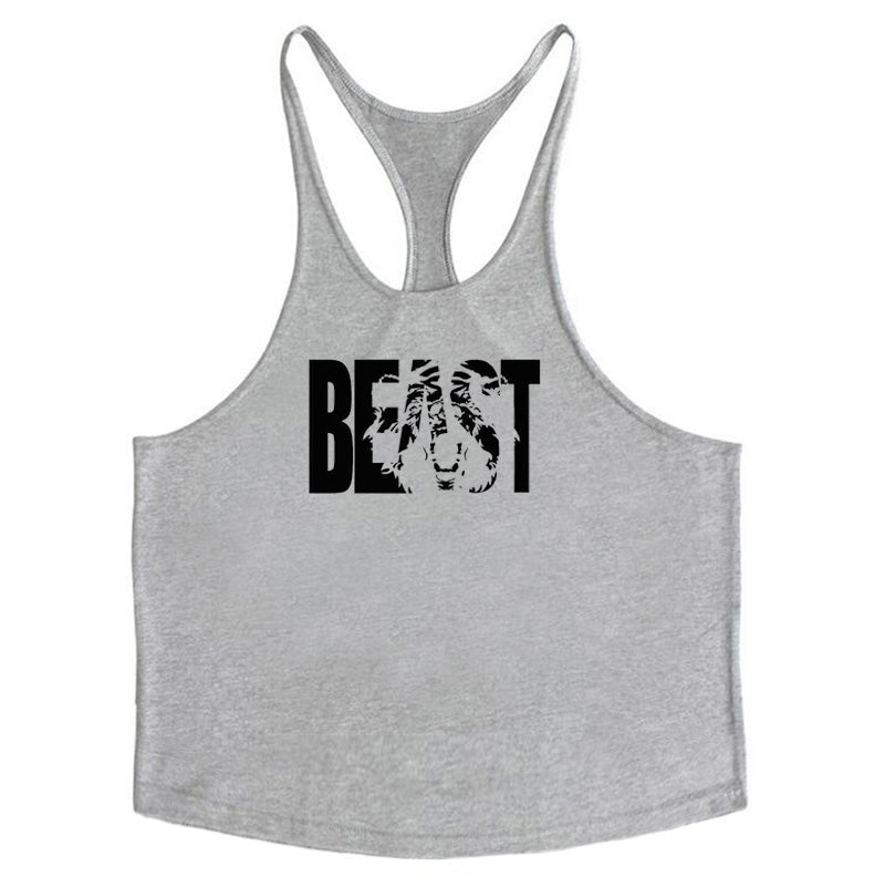 Herren Fitness-Tanktop aus Baumwolle