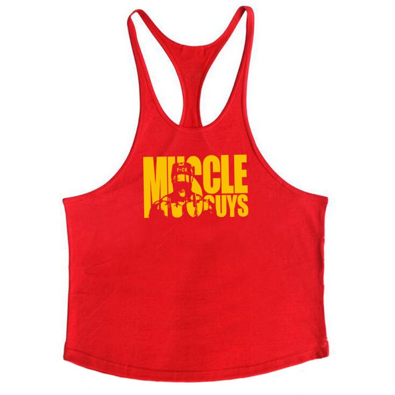 Herren Fitness-Tanktop aus Baumwolle
