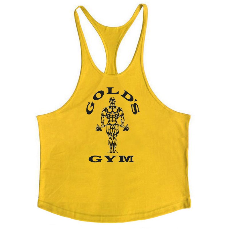 Herren Fitness-Tanktop aus Baumwolle
