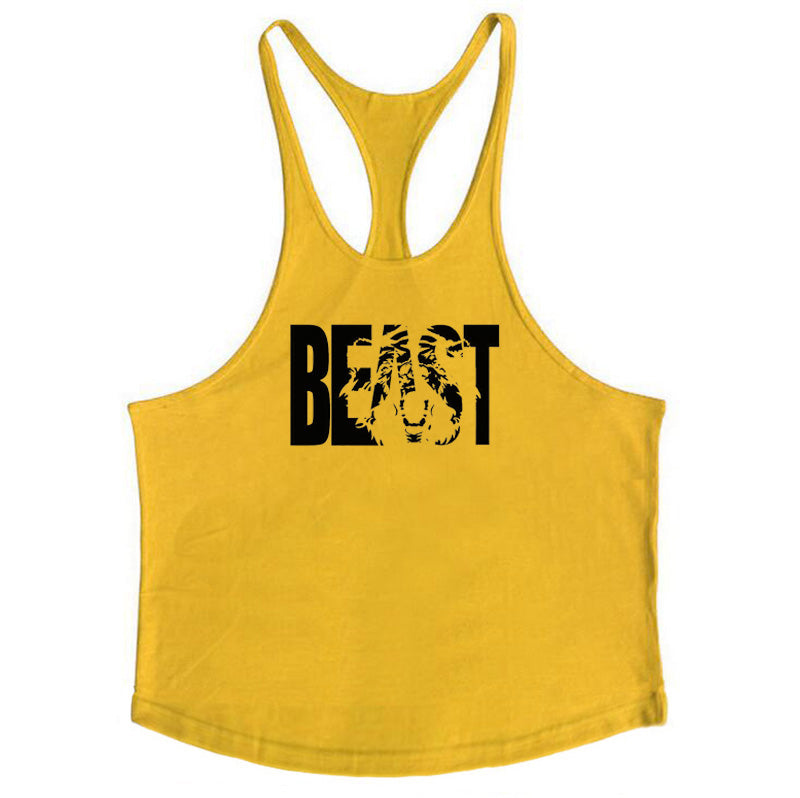 Herren Fitness-Tanktop aus Baumwolle